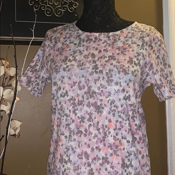 ☀️NWT DKNY SEQUIN TOP - Picture 2 of 10